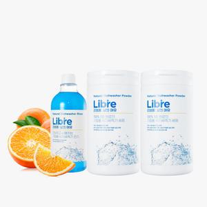 친환경 리브레 식기세척기 세제2개 린스1개 SK매직 쿠쿠 삼성 LG 식기세척기