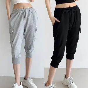 [하프클럽/]커스텀 7부 카고팬츠 트레이닝팬츠 캐주얼무드 어디에나 편하게