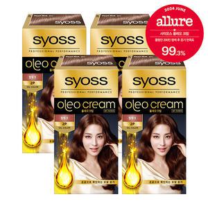 사이오스 올레오 크림 염색제 4개+염색키트 증정 (4종택1)