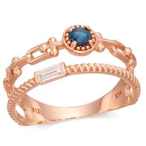 14k 토모 레브 패션링