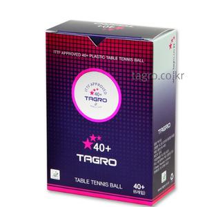 타그로 탁구공 ABS 40+ 시합구 6개입