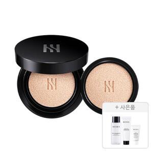 헤라 블랙쿠션 파운데이션 본품15g+리필15g 17C1, 1개+증정(딥 클렌징오일 50ml, 1개+리프레싱 클렌징 폼 50g, 1개+UV프로텍터 멀티디펜스SPF50+PA4+15ml, 1개)