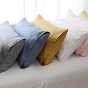 [SDECO]60수사틴 순면 자루형 호텔베개커버6Color 30X50cm