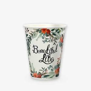 단단한 친환경종이컵 플라워 8온스(270ml)/10온스(330ml)/13온스(390ml) 1000개