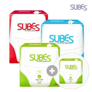 [슈베스]슈퍼슬림 팬티형 기저귀 1팩+1팩