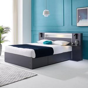 호텔형 심플 조명 슈퍼싱글 침대프레임 수납형 데이배드 서랍형 숙소 신혼