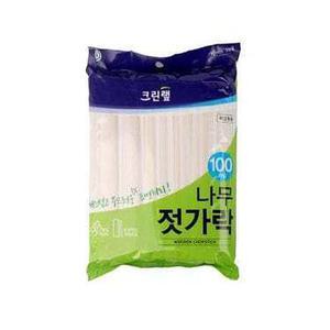 크린？N 일회용 나무젓가락 100개입