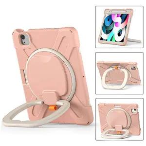 아이패드 에어7세대 에어6세대 13 펜슬수납 스트랩 컬러풀 스퀘어 링 거치대 태블릿 케이스