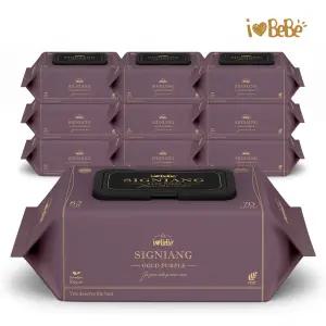 아이러브베베 시그니앙 골드퍼플 82g 캡형 70매X10팩 아기물티슈