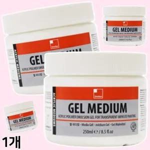 신한 젤 미디움 아크릴 보조 제 물감 혼합 투명 효과 250ml
