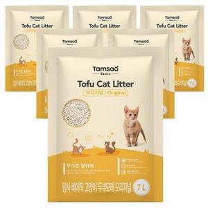 탐사 베이직 프리미엄 고양이 두부모래 7L, 오리지널향, 6개 one option