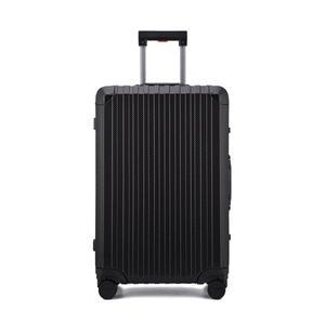[클렙튼] 에비에이션 알루미늄 풀메탈 여행용캐리어 블랙 24인치