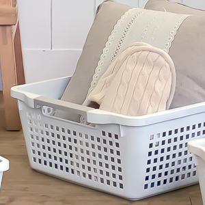 라이프 바스켓 수납바구니 다용도 정리함 화이트 C 3호