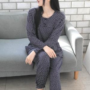 [서울양말]여성 소프트 피치기모 상하세트 빅사이즈 파자마세트 잠옷 라운지웨어