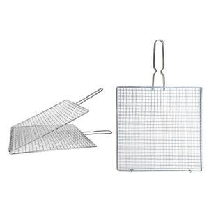 홈베큐 야외용 손잡이 석쇠 중 생선구이 쥐포 오징어