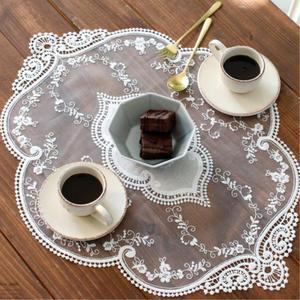 레이스 매트 플레이팅 홈카페 브라이덜샤워 식탁깔개 데스크패드