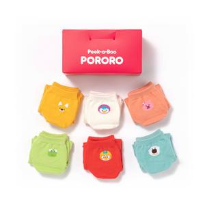 뽀로로 마카롱 반목 아동 양말 선물상자 6족세트 미끄럼방지 어린이집 선물