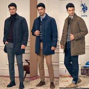 [유에스폴로][U.S. POLO ASSN.] 화이트라벨 구스다운 맥코트 남성