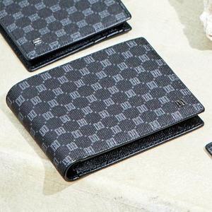 [닥스](강남점)DBWA4F123BK [반지갑][LOUIS PVC][루이스 PVC] 블랙 루이스 DD 패턴 PVC