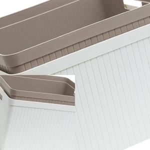 MF09 브릭스 멀티바스켓 8호 36x30x23cm 다용도바구니 다용도수납함