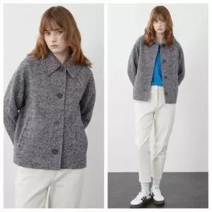 갤러리아 헤링본 스탠카라자켓 VOCFU3W9311