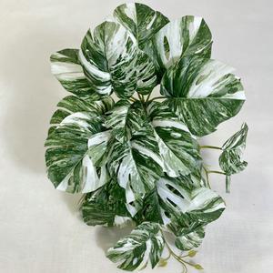 인조 풀 넝쿨 몬스테라 도마뱀 정글 인조 잎사귀 파충류 사육장 꾸미기 용품
