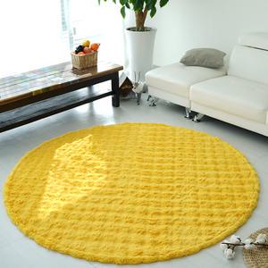 까드리아 엠보싱 원형 러그 포근하고 도톰한 장모 거실 카페트