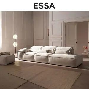 [롯데백화점]에싸 카리브 와이드 4인 오픈형 카시미라 패브릭 소파+스툴