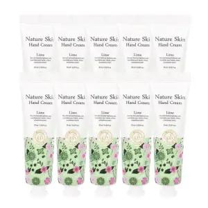 (10개)푸드어홀릭 네이처 스킨 라임 핸드크림 30ml