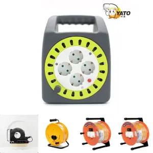 야토 4구 20M 멀티탭 캠핑릴선 전기 연장선 플러그/캠핑/리드선/캠핑용/릴선/케이블릴/전기릴/전기릴선