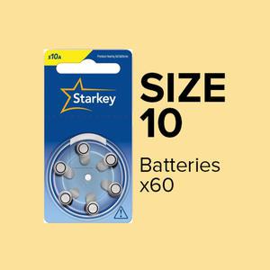 금강보청기 스타키보청기 배터리 s10A 1박스(60개) 택배비무료