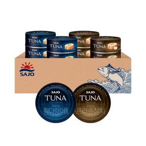 [사조] 프리미엄 통살참치 세트 (황다랑어 4캔+트러플 4캔)