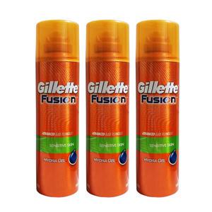 질레트 퓨전 하이드라 젤 센서티브 스킨 195g X3개