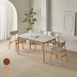 파로마 폴리니 세라믹 원목식탁 의자 필립B세트 4인용 1400(의자4)