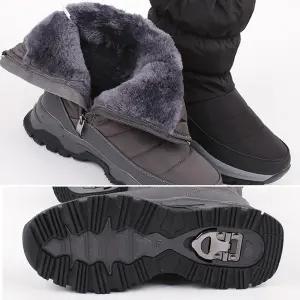 논슬립 아이젠패딩부츠 롱부츠 생활방수원단 퍼부츠 논슬립 신발창 롱부츠 방한부츠 스노우부츠