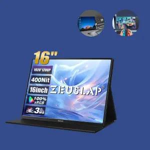 제우스랩 휴대용 고해상도 모니터 Z16Lite 포터블 모니터 178도 광시야각