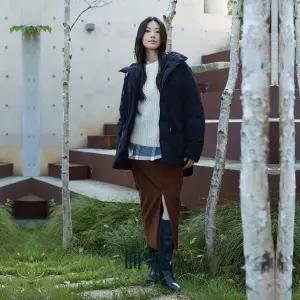 어반어라운드 포켓 디테일 후드 다운 점퍼 1종 (남녀공용)