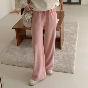 [제작] 트윙키 골지 밍크 밴딩 와이드 팬츠 78780 빅사이즈여성의류