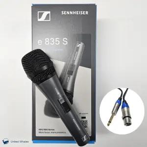 젠하이저 E835 S 유선 마이크 젠하이져 E835S 보컬 다이나믹 마이크 (XLR-55 5M 케이블포함)