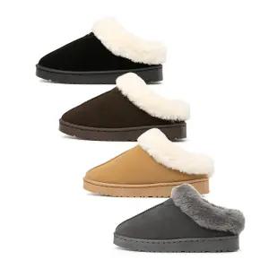 슈넬 스너그 여성 겨울 보아털 퍼슬리퍼 데일리 신발