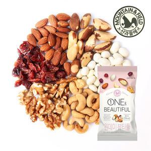 [산과들에] 하루견과 원데이뷰티풀 60봉 낱봉 / 견과 견과류 간식