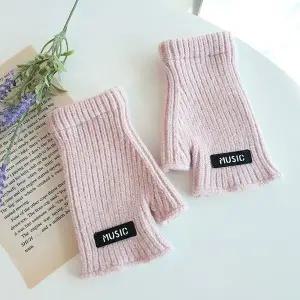 [보리보리/우주아이]뮤직 니트핸드워머/ 유아 아동 겨울 반장갑