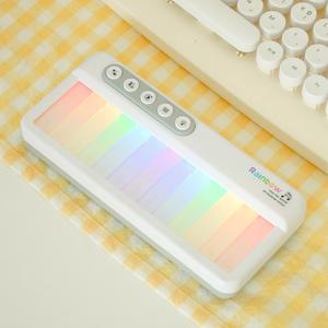 휴대용 LED 미니 피아노 초보 자동 악기 연주