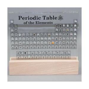 실물아크릴원소주기율표(원목받침대)