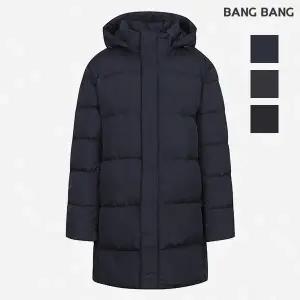 공용 후드탈착 구스다운 중기장 패딩 (NUF820)