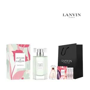 [랑방][공식수입] [랑방] 레 플레르 스위트 자스민 EDT 50ml+미니랜덤1종+스틱랜덤3종+쇼핑백