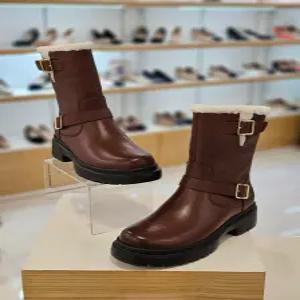 [미소페] 미소페 여성 퍼 앵클 부츠 612446003-3