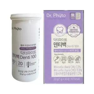 닥터파이토 덴티백 구강유산균 1g x 30정 1개 / 써클