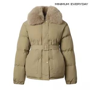 [롯데백화점]미니멈 [미니멈 에브리데이]벨티드 집업 패딩 점퍼 (EA4JJ020D)