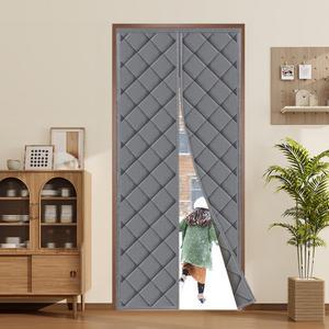 글라움베어 현관 외풍차단 방풍비닐커튼 부착식 바람막이